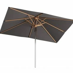 NewAge Products Umbrellas Rectangular Umbrella With Post And Steel Base