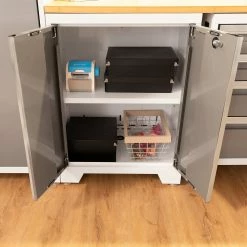 NewAge Products Garage Storage Bold Series 3 Piece Cabinet Set 34 NewAge Products Garage Storage Bold Series 3 Piece Cabinet Set