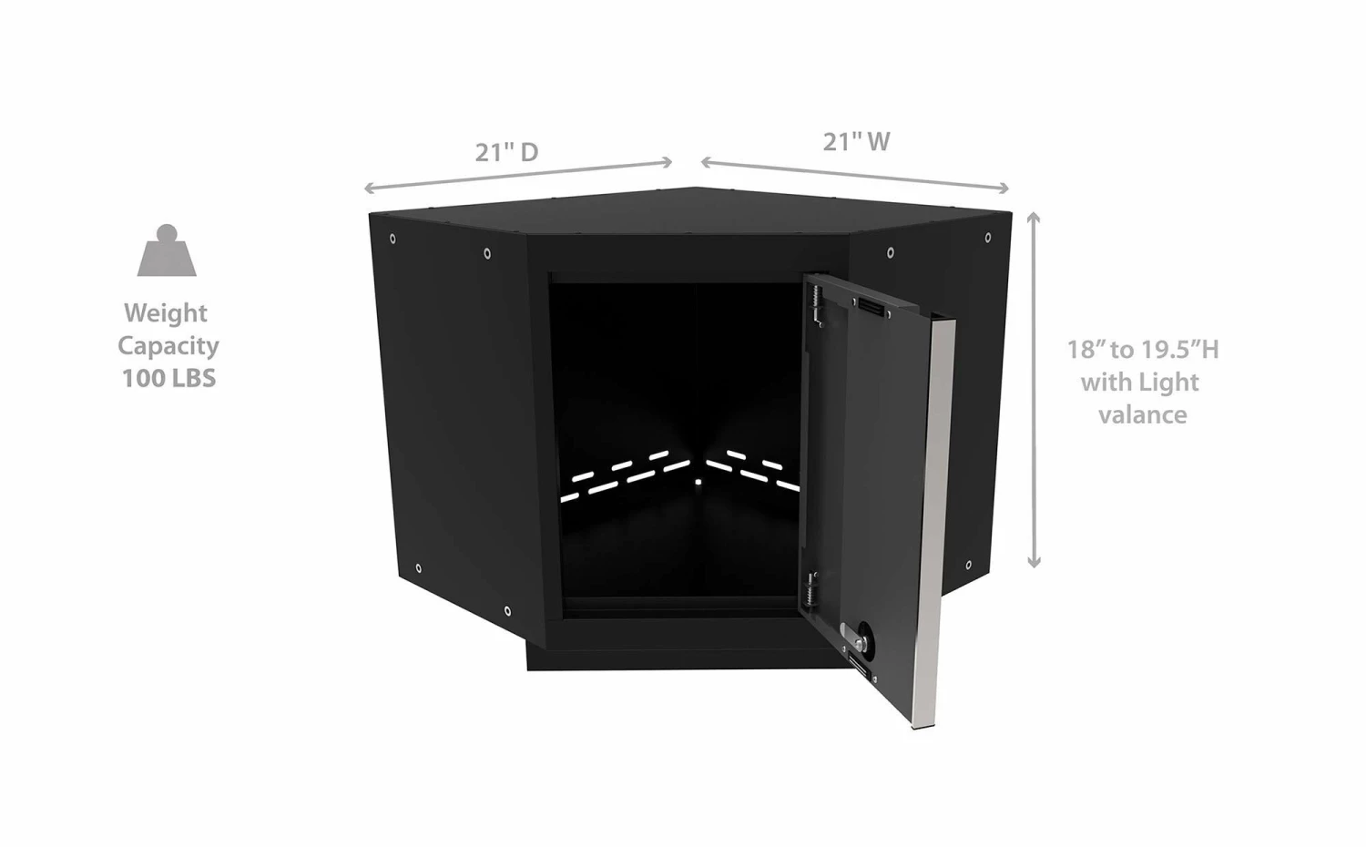 None Bold Series Corner Wall Garage Storage 2 None Bold Series Corner Wall Garage Storage