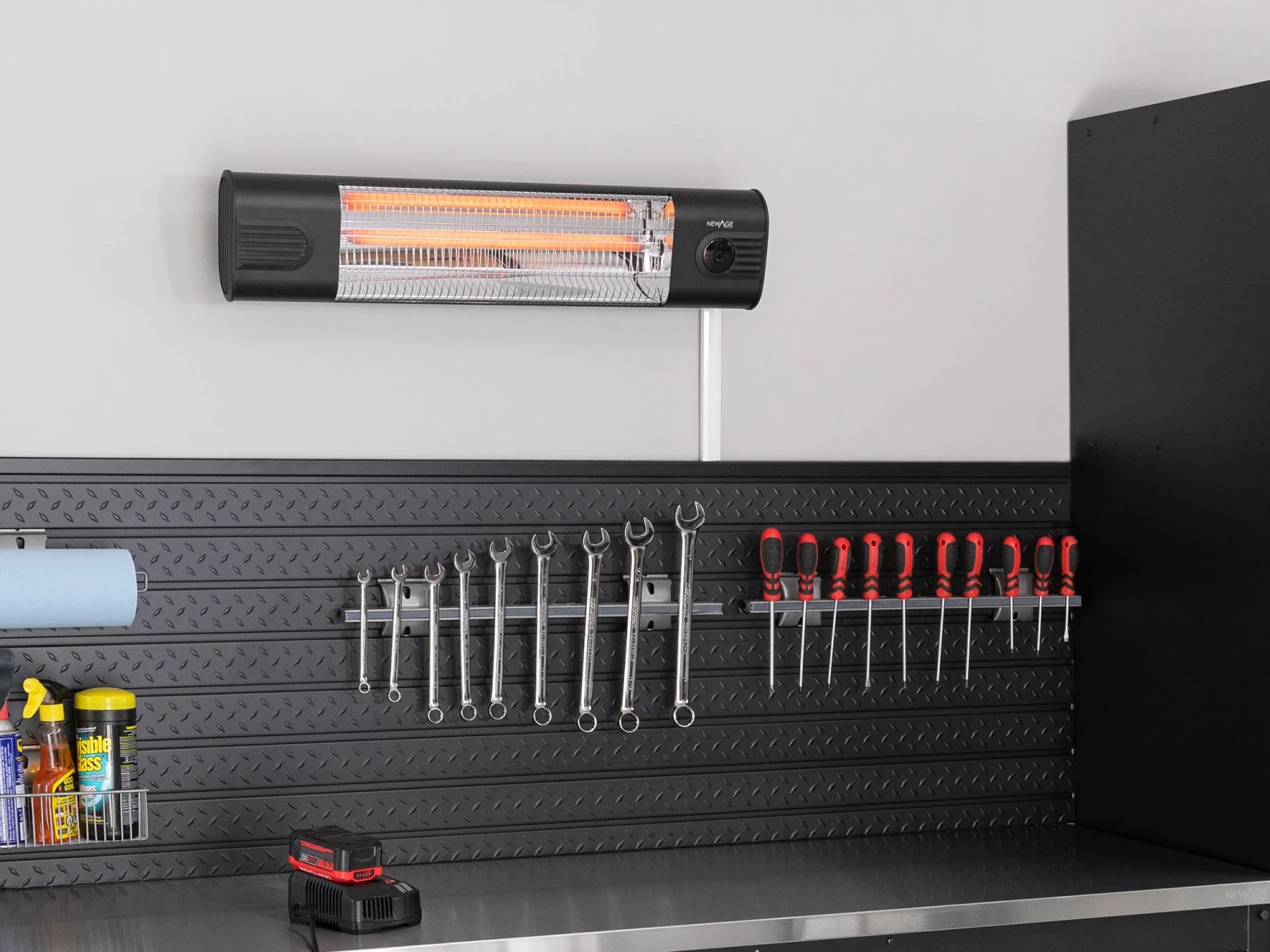 NewAge Products Garage Storage 1500w Infrared Heater 4 NewAge Products Garage Storage 1500w Infrared Heater