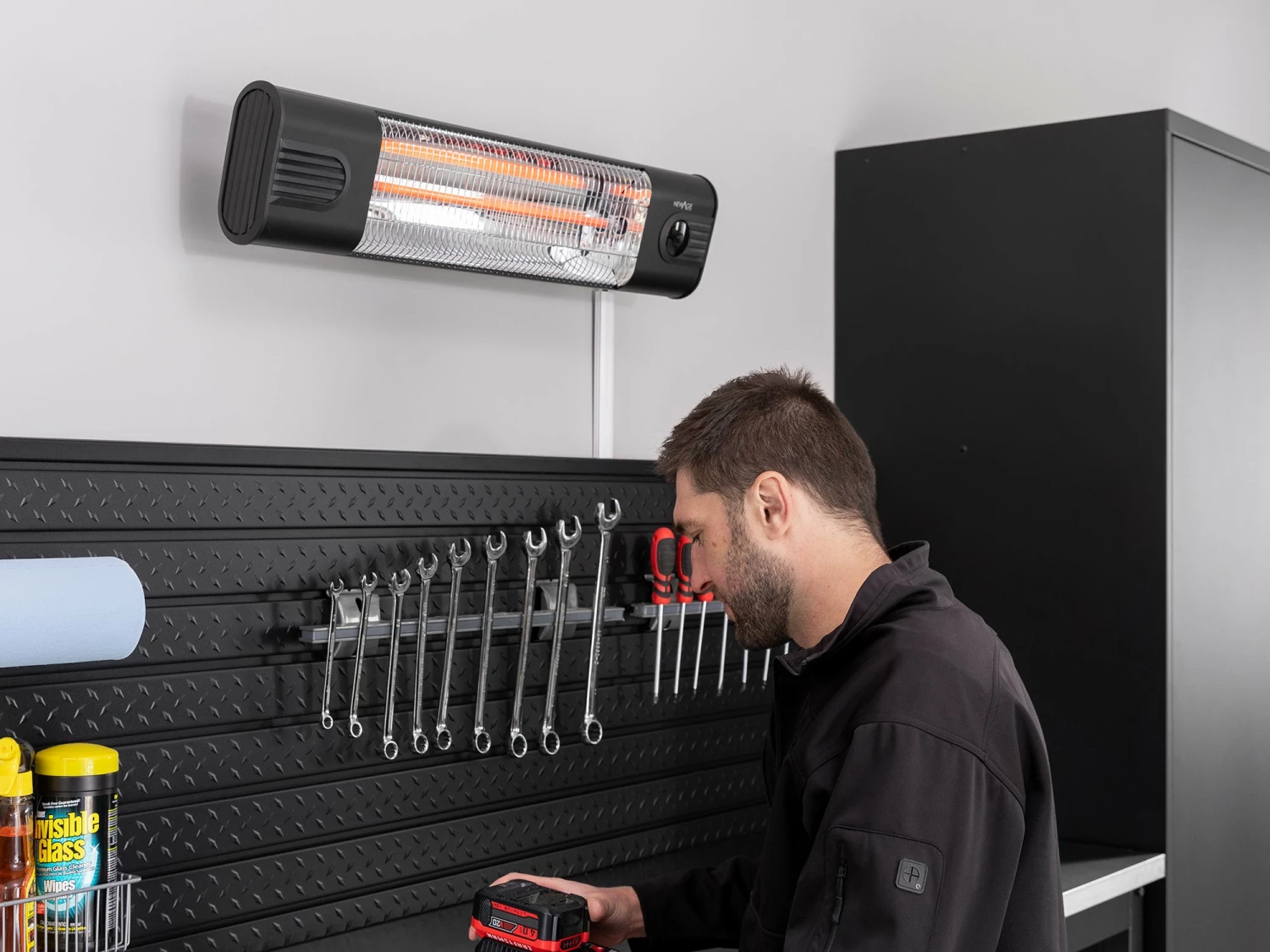 NewAge Products Garage Storage 1500w Infrared Heater 5 NewAge Products Garage Storage 1500w Infrared Heater