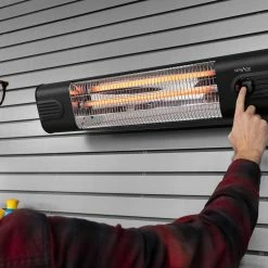 NewAge Products 1500w Infrared Heater With Slatwall Bracket 25 NewAge Products 1500w Infrared Heater With Slatwall Bracket