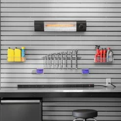 NewAge Products Infrared Heater Slatwall Bracket  Garage Storage