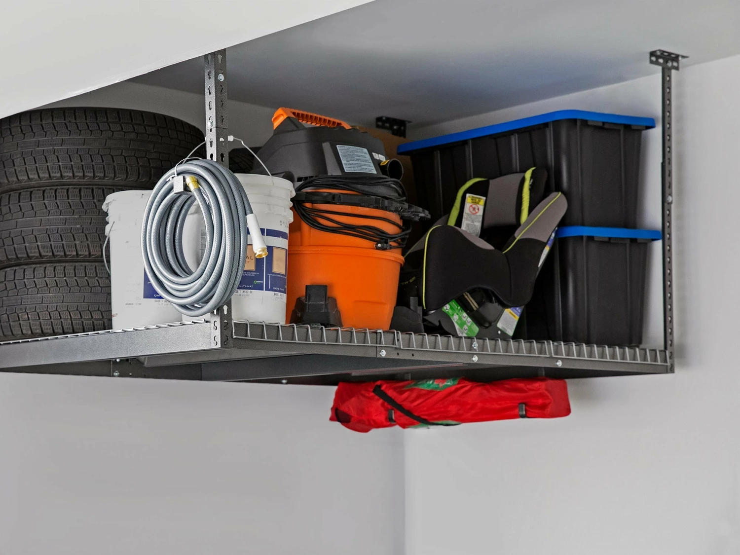 None Garage Storage VersaRac 4 Ft. X 8 Ft. Adjustable Overhead Rack 4 None Garage Storage VersaRac 4 Ft. X 8 Ft. Adjustable Overhead Rack