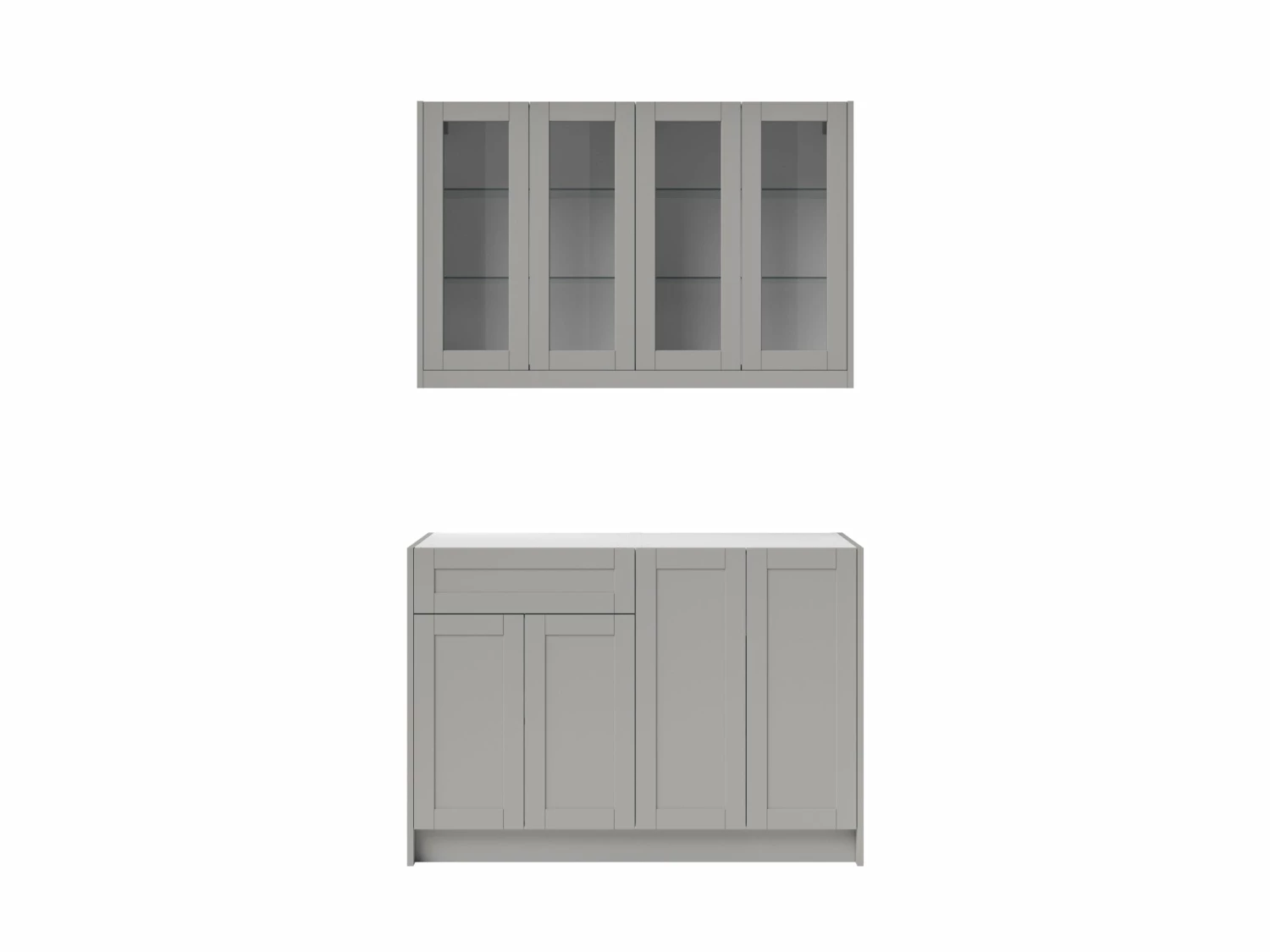NewAge Products Home Bar Cabinets HOME BAR 4 Piece Cabinet Set With Glass Doors Cabinets - 24 Inch 18 NewAge Products Home Bar Cabinets HOME BAR 4 Piece Cabinet Set With Glass Doors Cabinets - 24 Inch