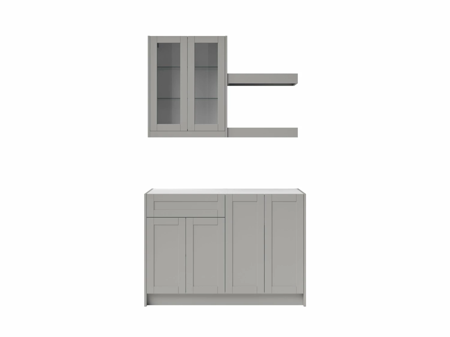 NewAge Products Home Bar 5 Piece Cabinet Set With Shelves - 24 Inch Home Bar Cabinets 19 NewAge Products Home Bar 5 Piece Cabinet Set With Shelves - 24 Inch Home Bar Cabinets