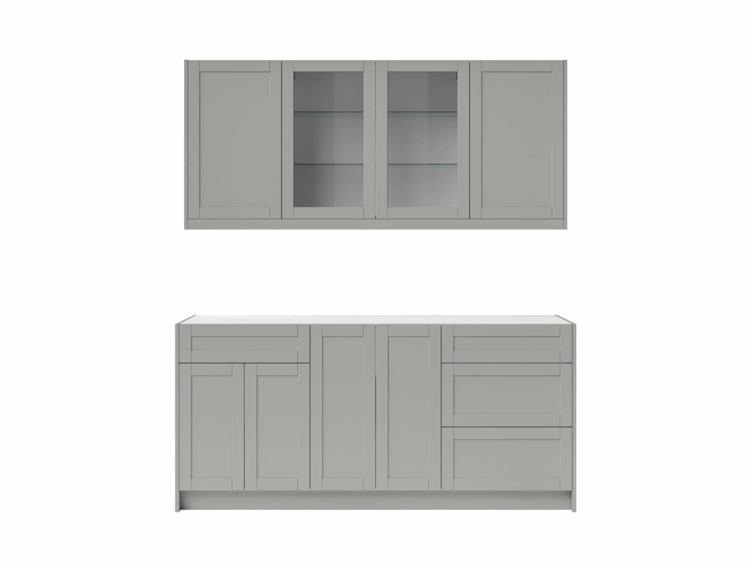 NewAge Products Home Bar 6 Piece Cabinet Set With Glass Door And Drawer Cabinet - 24 Inch Home Bar Cabinets 18 NewAge Products Home Bar 6 Piece Cabinet Set With Glass Door And Drawer Cabinet - 24 Inch Home Bar Cabinets