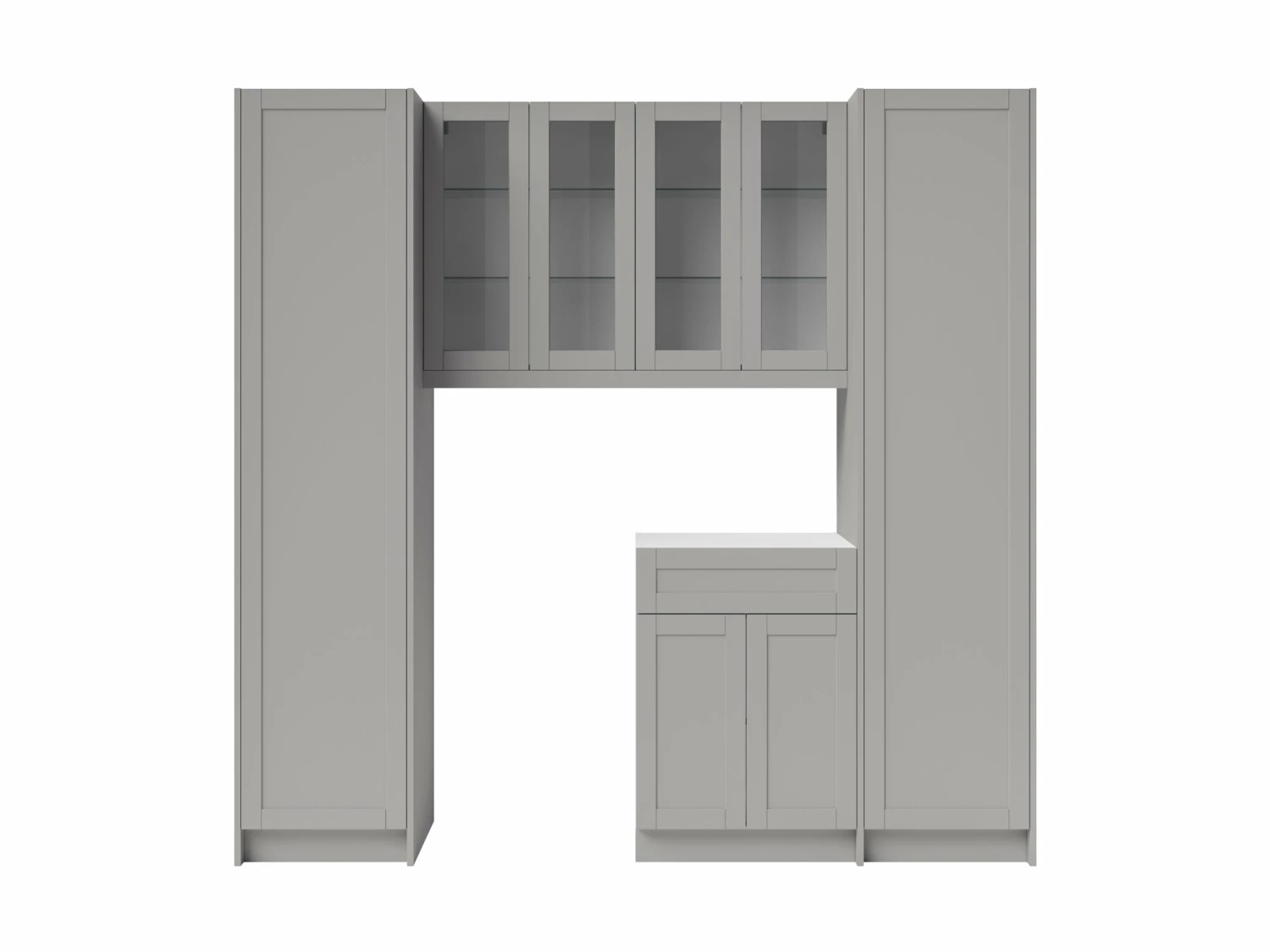 NewAge Products Home Bar Cabinets Home Bar 5 Piece Cabinet Set With Glass Door And Pantry Cabinet -24 Inch 18 NewAge Products Home Bar Cabinets Home Bar 5 Piece Cabinet Set With Glass Door And Pantry Cabinet -24 Inch