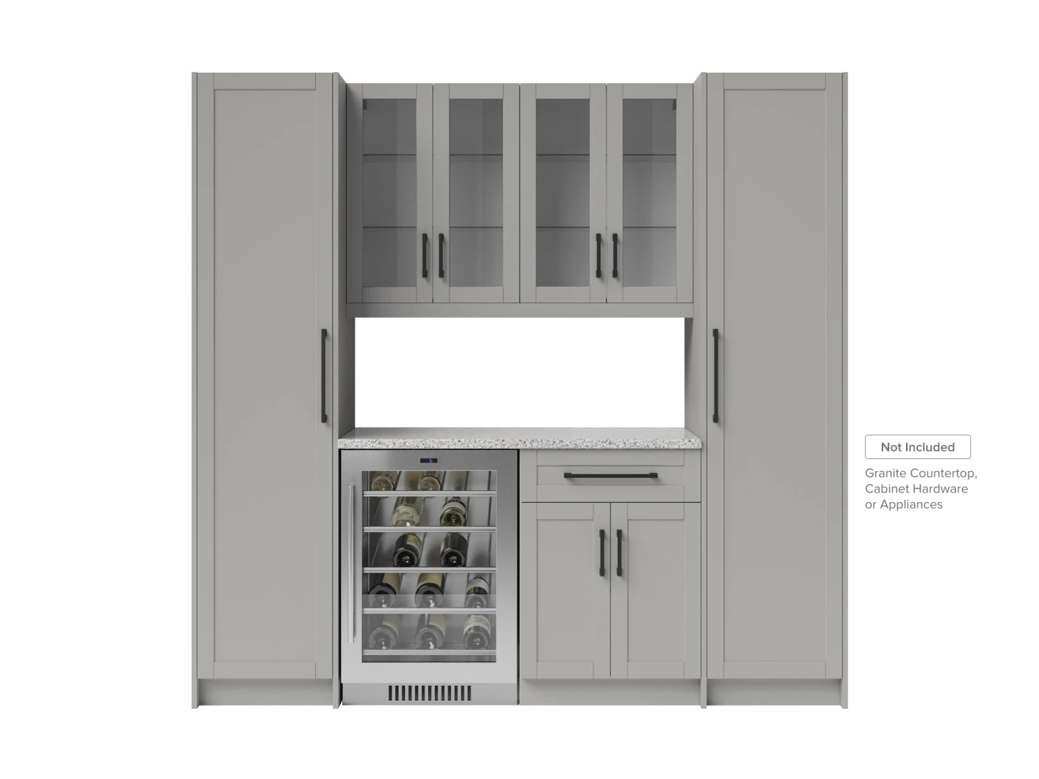 NewAge Products Home Bar Cabinets Home Bar 5 Piece Cabinet Set With Glass Door And Pantry Cabinet -24 Inch 17 NewAge Products Home Bar Cabinets Home Bar 5 Piece Cabinet Set With Glass Door And Pantry Cabinet -24 Inch