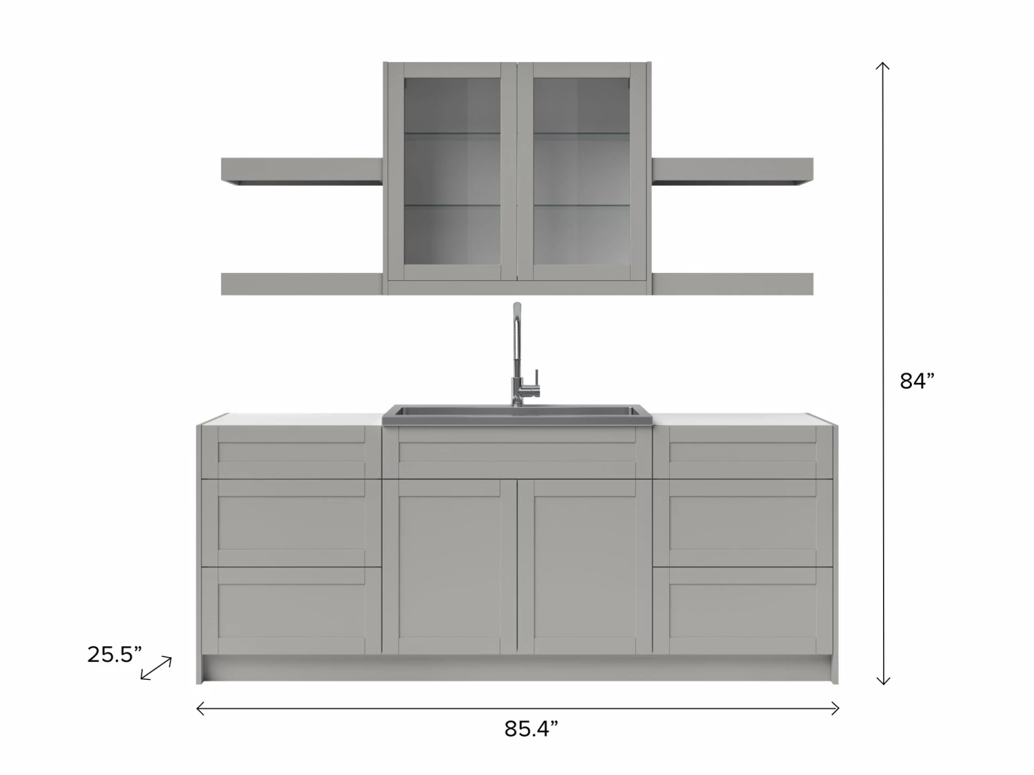 NewAge Products Home Wet Bar 10 Piece Cabinet Set With Drawers, Shelves, 36 In. Sink And Faucet - 24 Inch Home Bar Cabinets 21 NewAge Products Home Wet Bar 10 Piece Cabinet Set With Drawers, Shelves, 36 In. Sink And Faucet - 24 Inch Home Bar Cabinets
