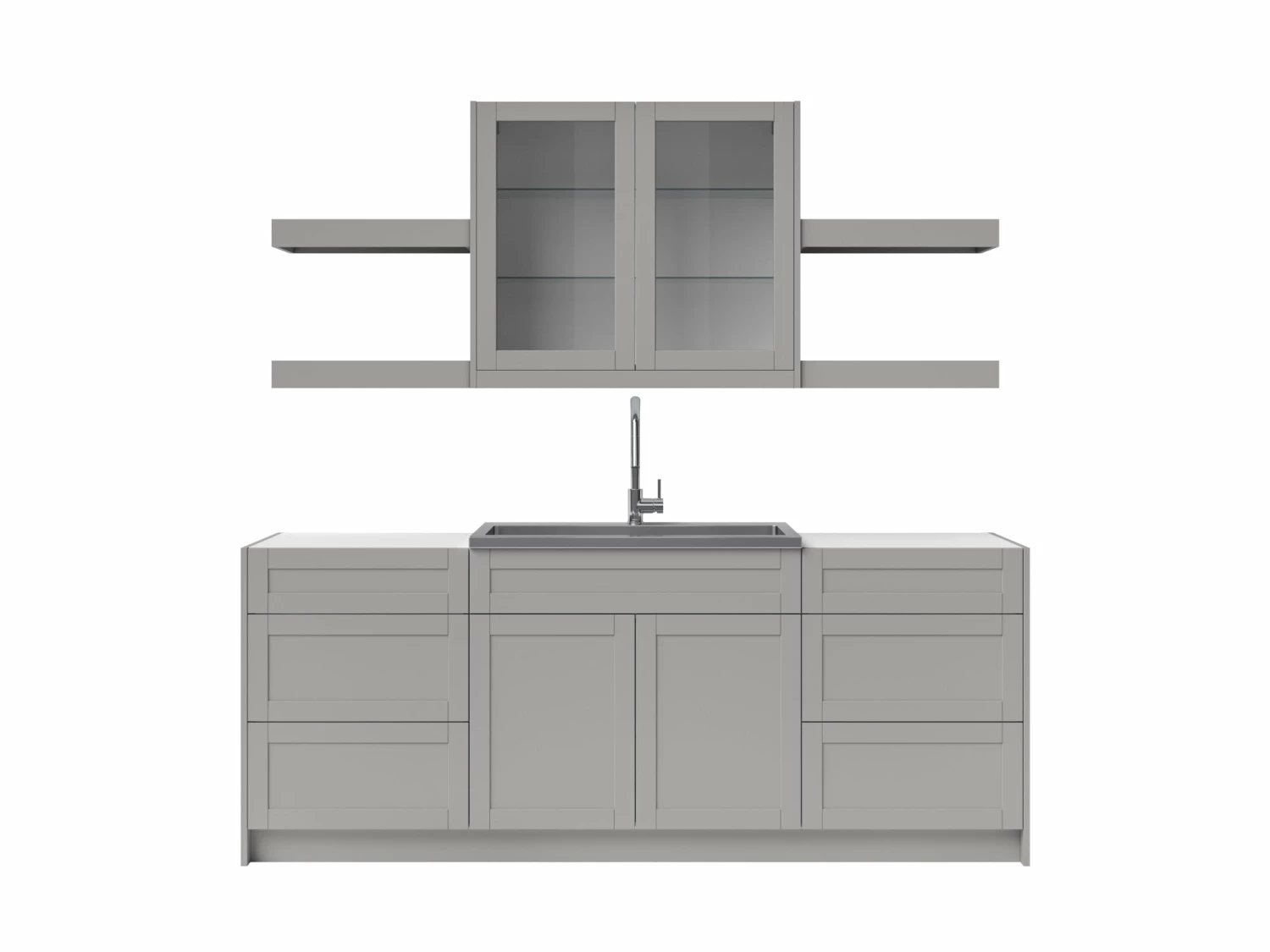 NewAge Products Home Wet Bar 10 Piece Cabinet Set With Drawers, Shelves, 36 In. Sink And Faucet - 24 Inch Home Bar Cabinets 20 NewAge Products Home Wet Bar 10 Piece Cabinet Set With Drawers, Shelves, 36 In. Sink And Faucet - 24 Inch Home Bar Cabinets