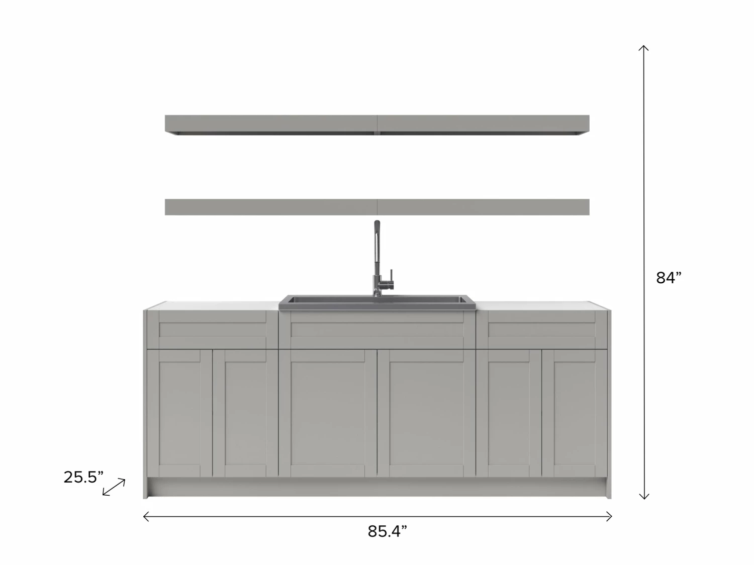 NewAge Products Home Wet Bar 9 Piece Cabinet Set With Top Shelves, 36 In. Sink And Faucet - 24 Inch Home Bar Cabinets 21 NewAge Products Home Wet Bar 9 Piece Cabinet Set With Top Shelves, 36 In. Sink And Faucet - 24 Inch Home Bar Cabinets