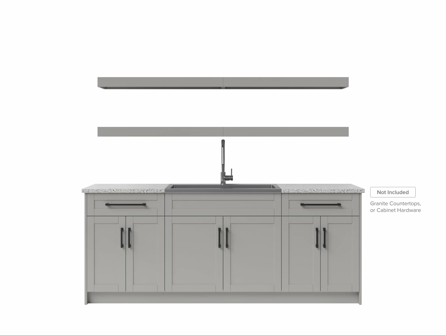 NewAge Products Home Wet Bar 9 Piece Cabinet Set With Top Shelves, 36 In. Sink And Faucet - 24 Inch Home Bar Cabinets 19 NewAge Products Home Wet Bar 9 Piece Cabinet Set With Top Shelves, 36 In. Sink And Faucet - 24 Inch Home Bar Cabinets