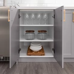 NewAge Products Home Bar Cabinets Home Bar 4 Piece Cabinet Set With Glass Door And Drawer Cabinet - 24 Inch 57 NewAge Products Home Bar Cabinets Home Bar 4 Piece Cabinet Set With Glass Door And Drawer Cabinet - 24 Inch