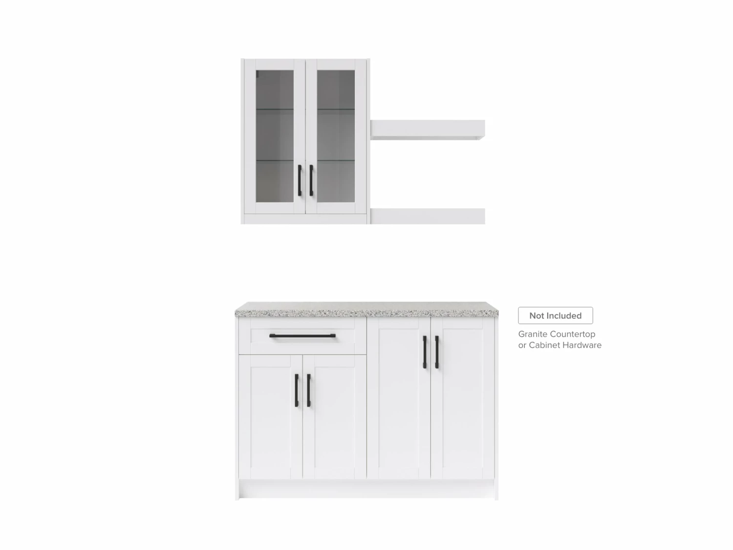 NewAge Products Home Bar 5 Piece Cabinet Set With Shelves - 24 Inch Home Bar Cabinets 1 NewAge Products Home Bar 5 Piece Cabinet Set With Shelves - 24 Inch Home Bar Cabinets
