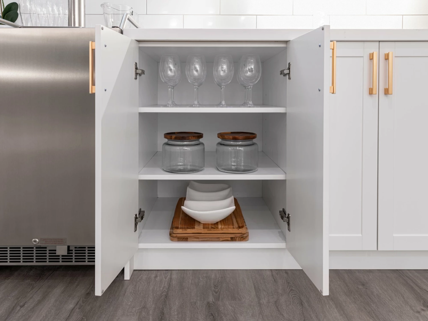 NewAge Products Home Bar Cabinets Home Bar 5 Piece Cabinet Set With Drawer Cabinet - 24 Inch 10 NewAge Products Home Bar Cabinets Home Bar 5 Piece Cabinet Set With Drawer Cabinet - 24 Inch