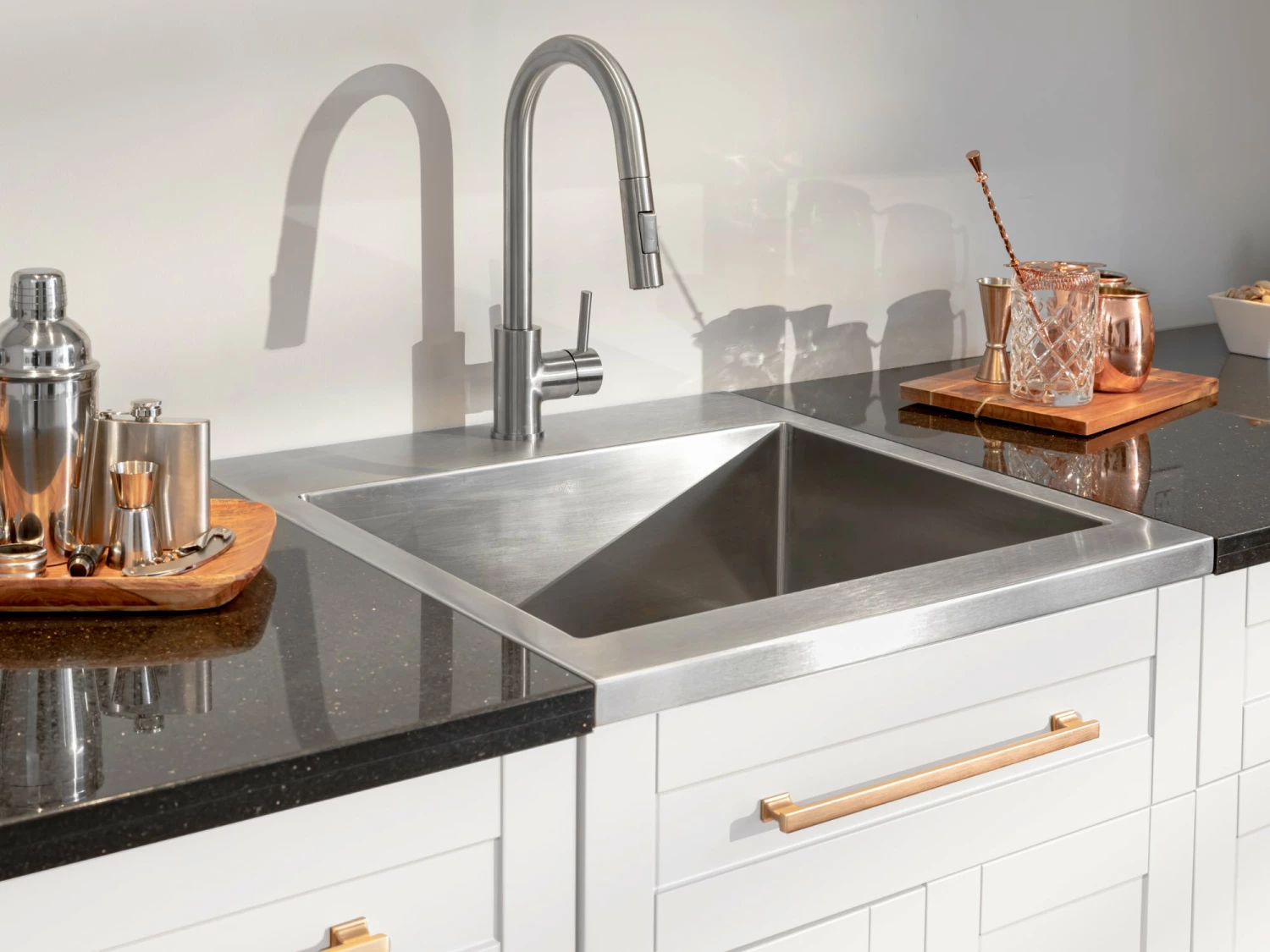 NewAge Products Home Wet Bar 10 Piece Cabinet Set With Shelves, 36 In. Sink And Faucet - 24 Inch Home Bar Cabinets 11 NewAge Products Home Wet Bar 10 Piece Cabinet Set With Shelves, 36 In. Sink And Faucet - 24 Inch Home Bar Cabinets