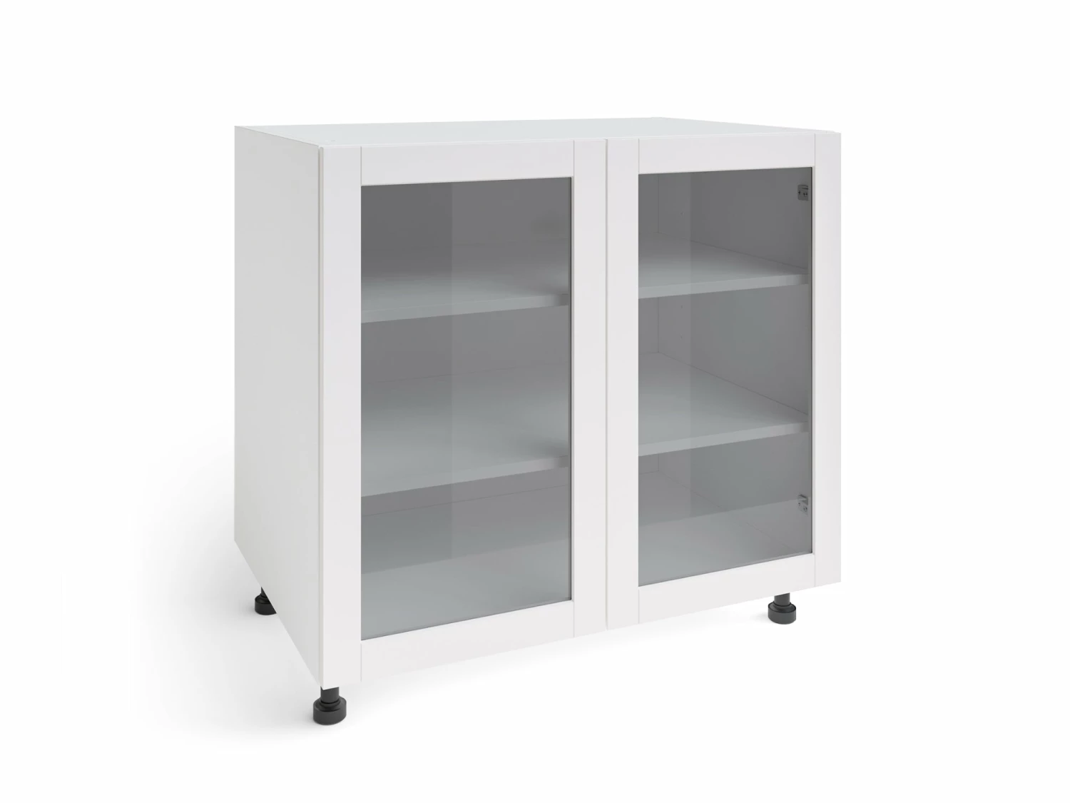 NewAge Products Pantry Cabinets Home 36 In. Two Door Base Cabinet With Glass Doors 1 NewAge Products Pantry Cabinets Home 36 In. Two Door Base Cabinet With Glass Doors