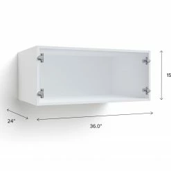 NewAge Products Pantry Cabinets Home Above Fridge Cabinet, 36 Inch (Frame Only)