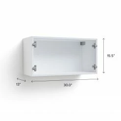 NewAge Products Pantry Cabinets Home Above Stove Cabinet, 30 Inch (Frame Only)