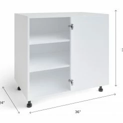 NewAge Products Home Blind Corner Base Cabinet, 36 Inch Pantry Cabinets 63 NewAge Products Home Blind Corner Base Cabinet, 36 Inch Pantry Cabinets