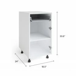 NewAge Products Home One Door, Single Drawer Cabinet, 18 Inch 127 NewAge Products Home One Door, Single Drawer Cabinet, 18 Inch