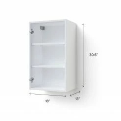 NewAge Products Home Single Door Wall Cabinet (Frame Only) Pantry Cabinets 49 NewAge Products Home Single Door Wall Cabinet (Frame Only) Pantry Cabinets