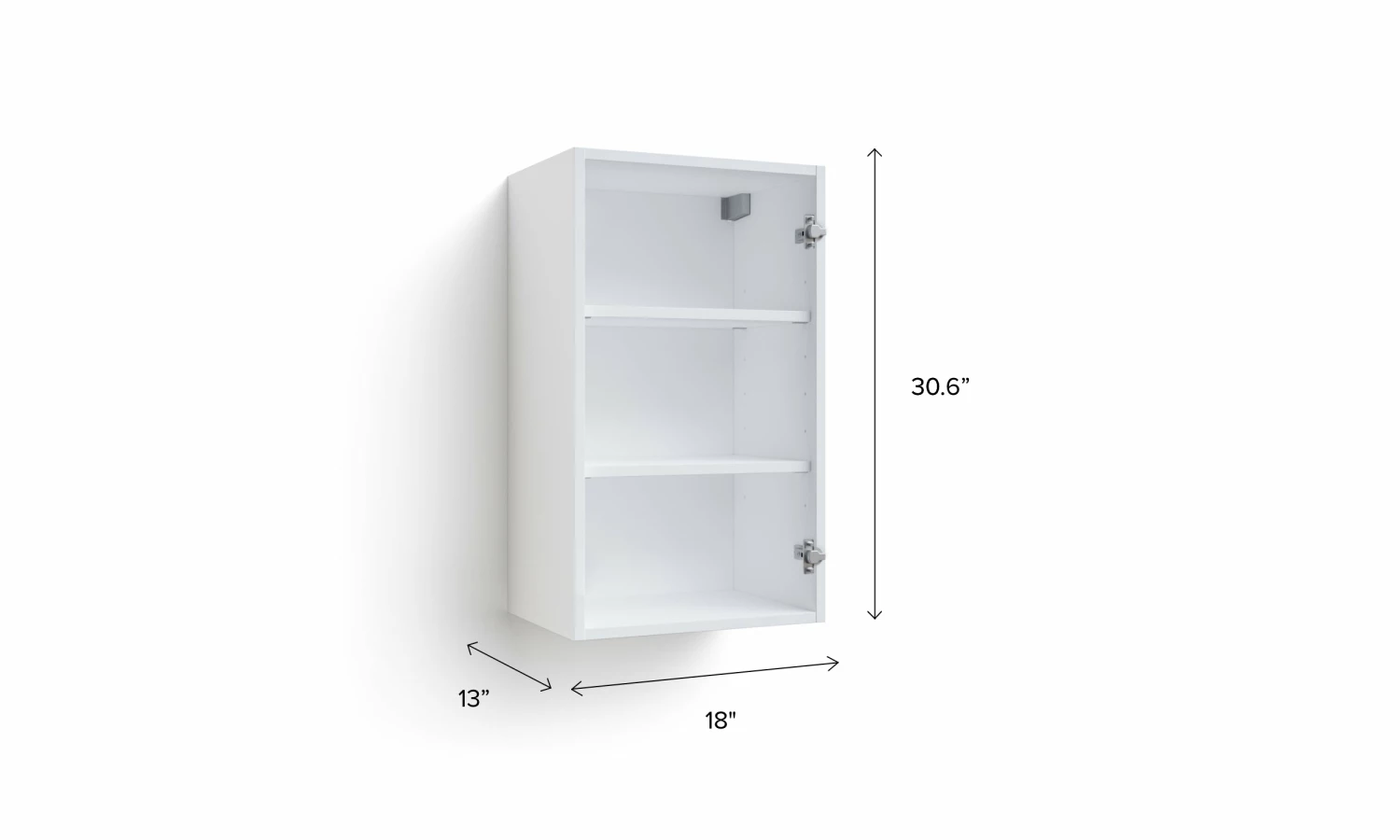 NewAge Products Home Single Door Wall Cabinet (Frame Only) Pantry Cabinets 26 NewAge Products Home Single Door Wall Cabinet (Frame Only) Pantry Cabinets