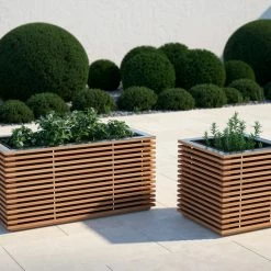 NewAge Products Monterey Square Planter & Rectangular Planter Boxes (Set Of 2)