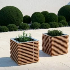NewAge Products Monterey Square Planter Boxes (Set Of 2)