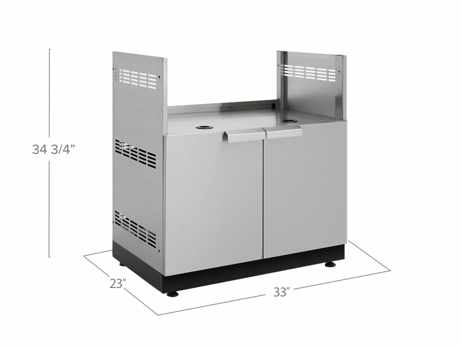 NewAge Products Outdoor Kitchen Classic Stainless Steel Gas Grill Cabinet 9 NewAge Products Outdoor Kitchen Classic Stainless Steel Gas Grill Cabinet