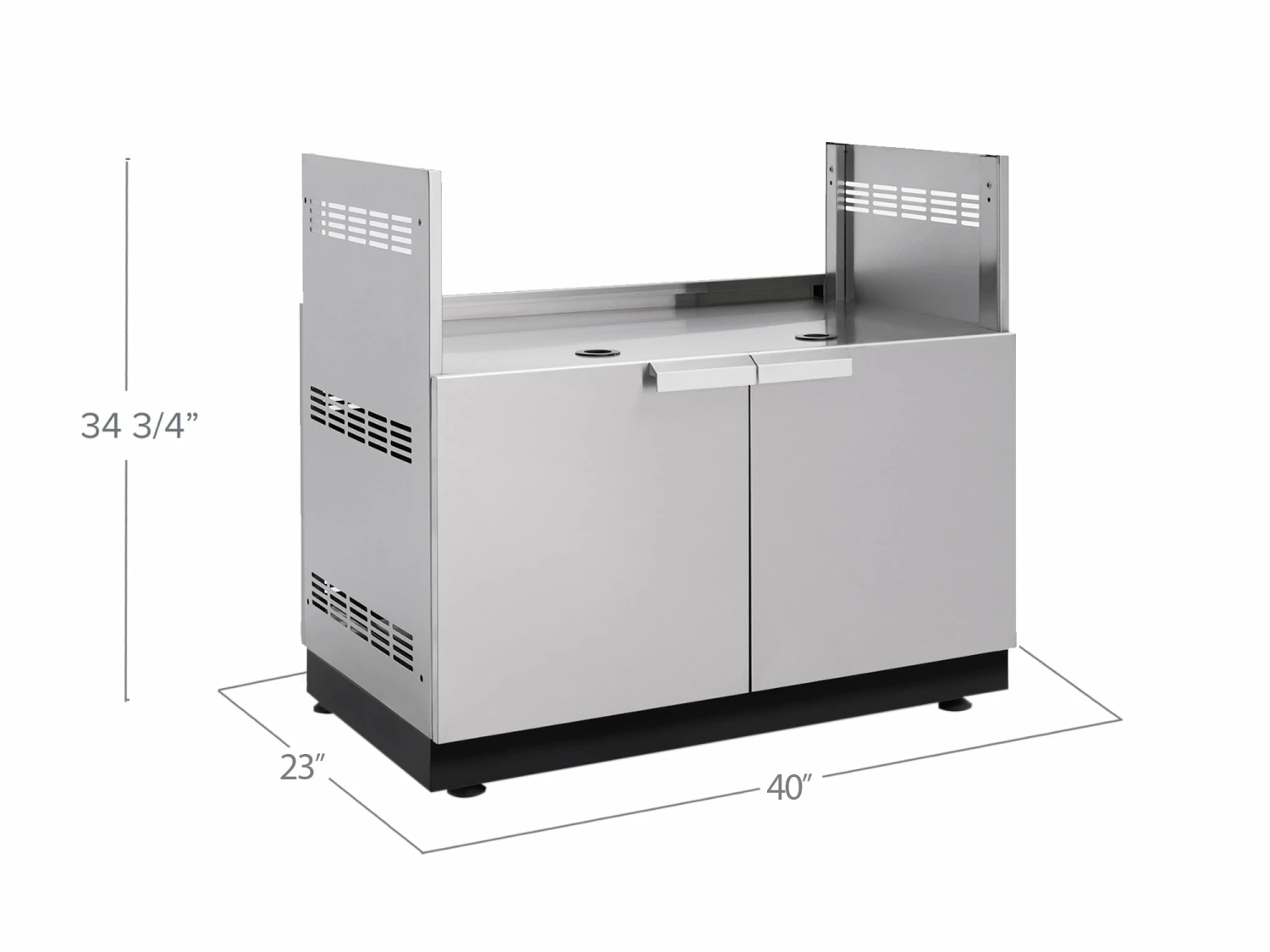 NewAge Products Outdoor Kitchen Classic Stainless Steel Gas Grill Cabinet 18 NewAge Products Outdoor Kitchen Classic Stainless Steel Gas Grill Cabinet