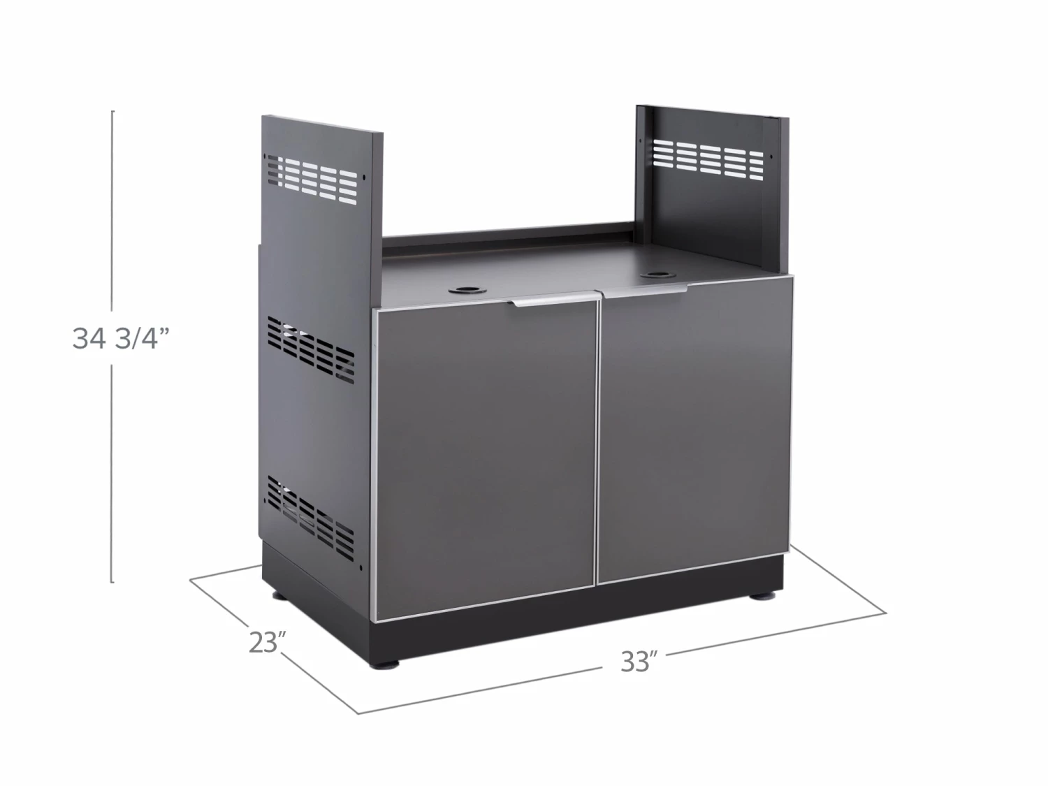 NewAge Products Outdoor Kitchen Classic Aluminum Gas Grill Cabinet 9 NewAge Products Outdoor Kitchen Classic Aluminum Gas Grill Cabinet