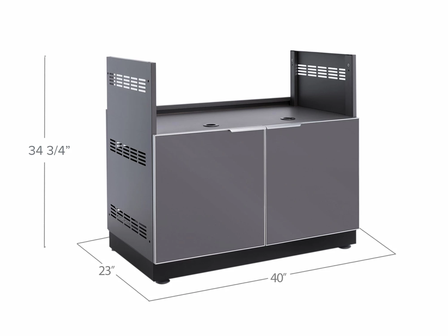 NewAge Products Outdoor Kitchen Classic Aluminum Gas Grill Cabinet 18 NewAge Products Outdoor Kitchen Classic Aluminum Gas Grill Cabinet