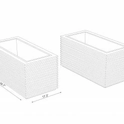 NewAge Products Monterey Rectangular Planter Boxes (Set Of 2) 21 NewAge Products Monterey Rectangular Planter Boxes (Set Of 2)
