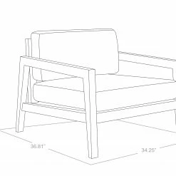 NewAge Products Patio Furniture Lakeside Chat Chair 38 NewAge Products Patio Furniture Lakeside Chat Chair