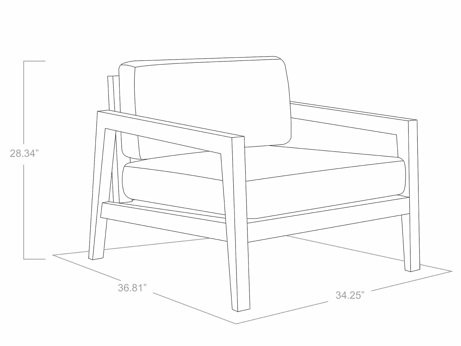 NewAge Products Patio Furniture Lakeside Chat Chair 15 NewAge Products Patio Furniture Lakeside Chat Chair