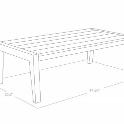 NewAge Products Rhodes Coffee Table 19 NewAge Products Rhodes Coffee Table