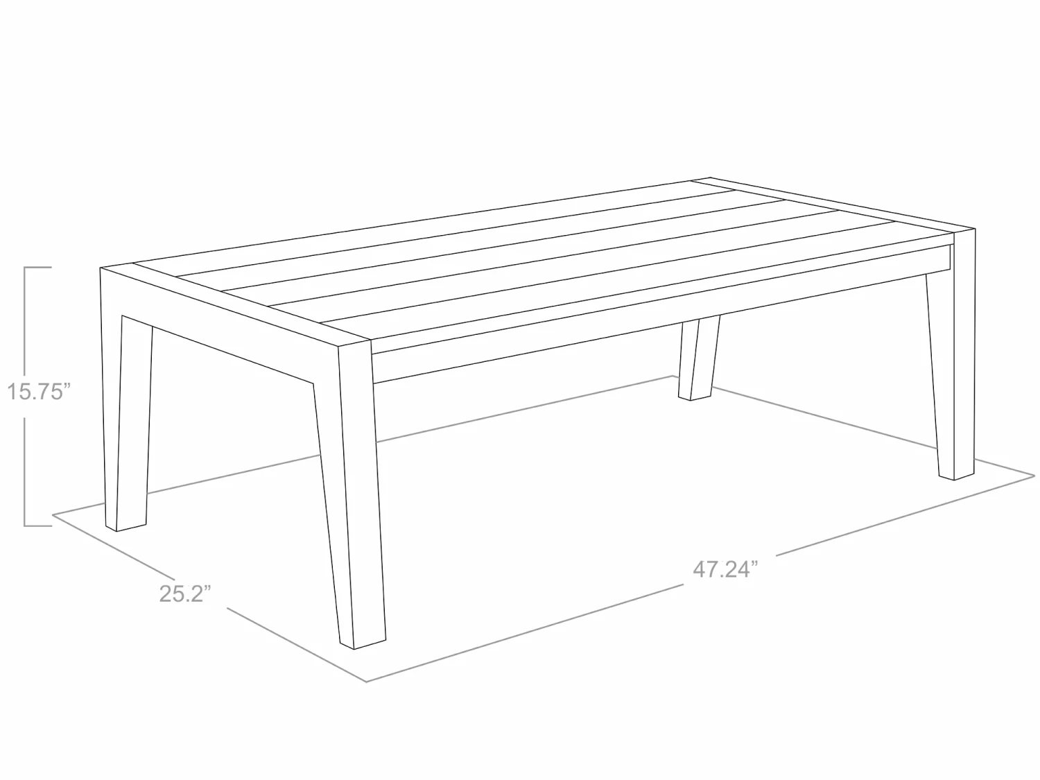 NewAge Products Rhodes Coffee Table 9 NewAge Products Rhodes Coffee Table