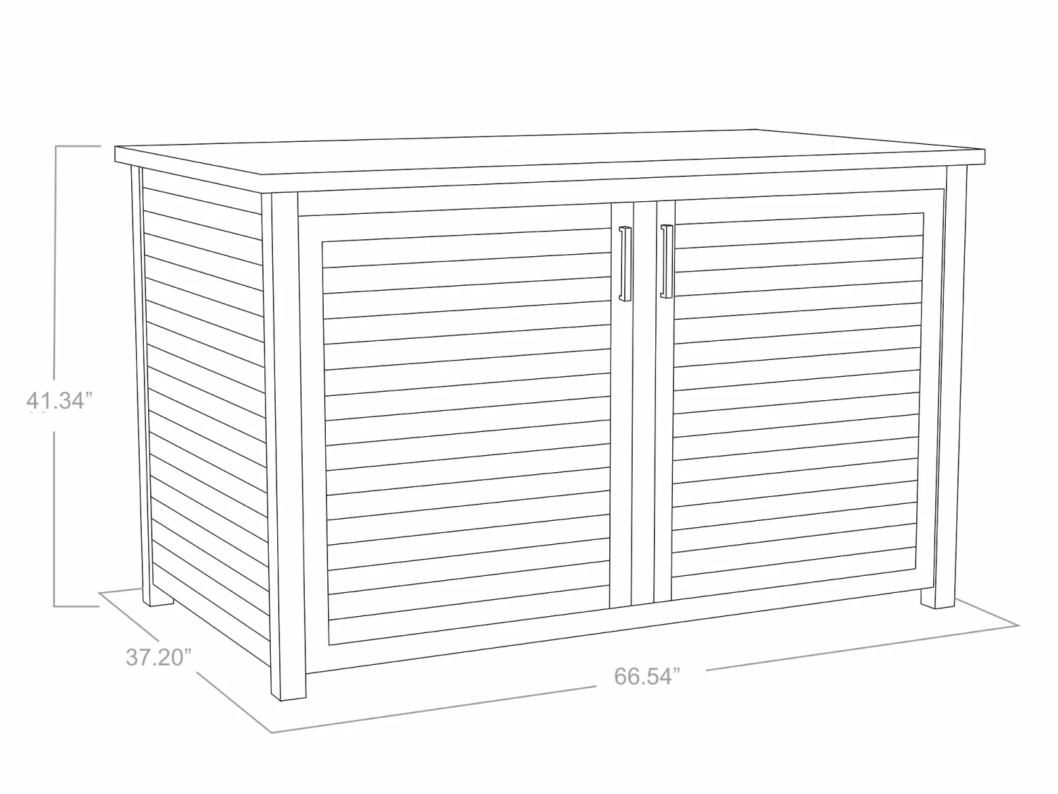 NewAge Products Patio Furniture Teak Deck Box 4 NewAge Products Patio Furniture Teak Deck Box