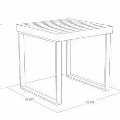 NewAge Products Patio Furniture Monterey Side Table 10 NewAge Products Patio Furniture Monterey Side Table