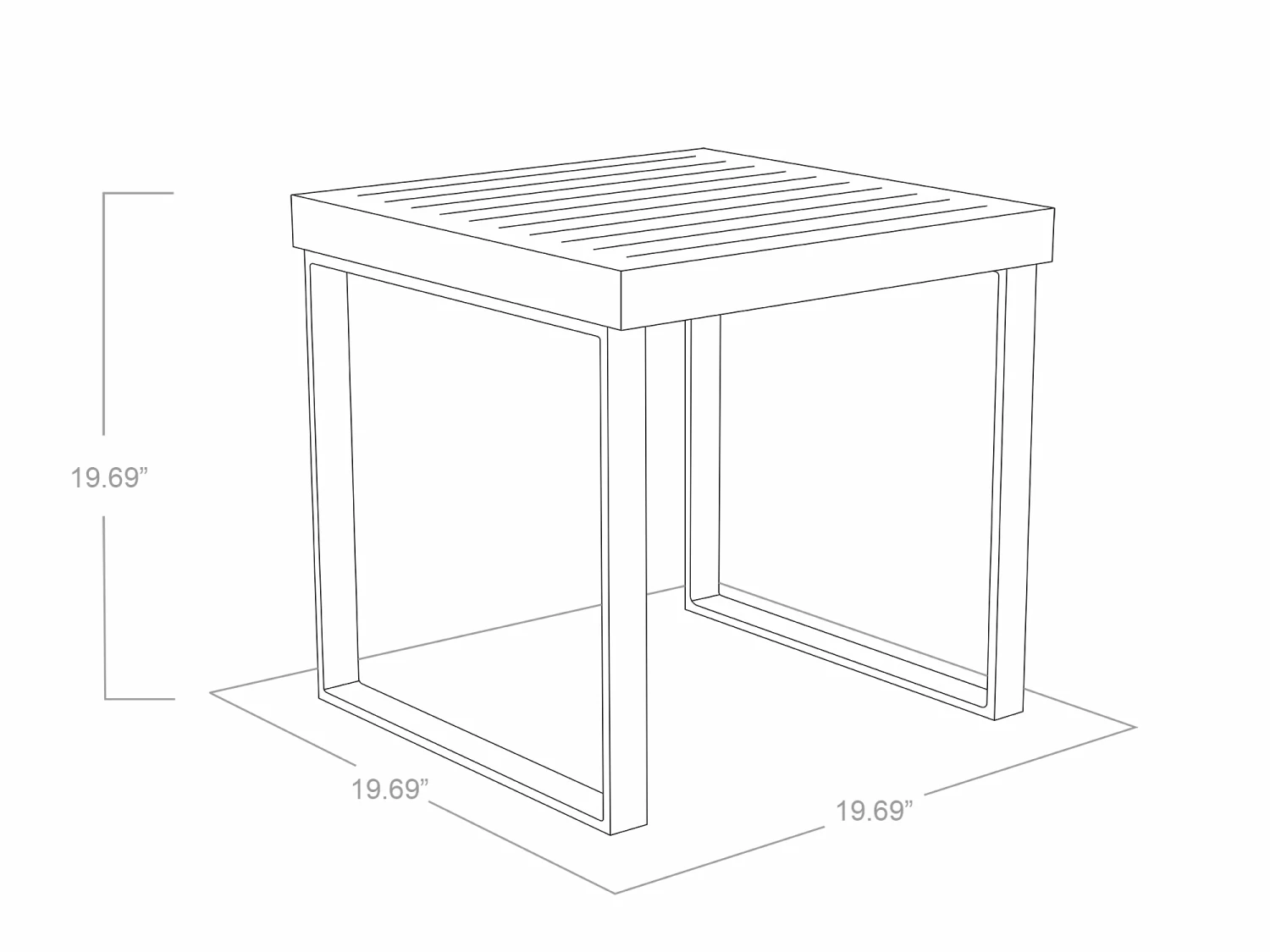NewAge Products Patio Furniture Monterey Side Table 7 NewAge Products Patio Furniture Monterey Side Table