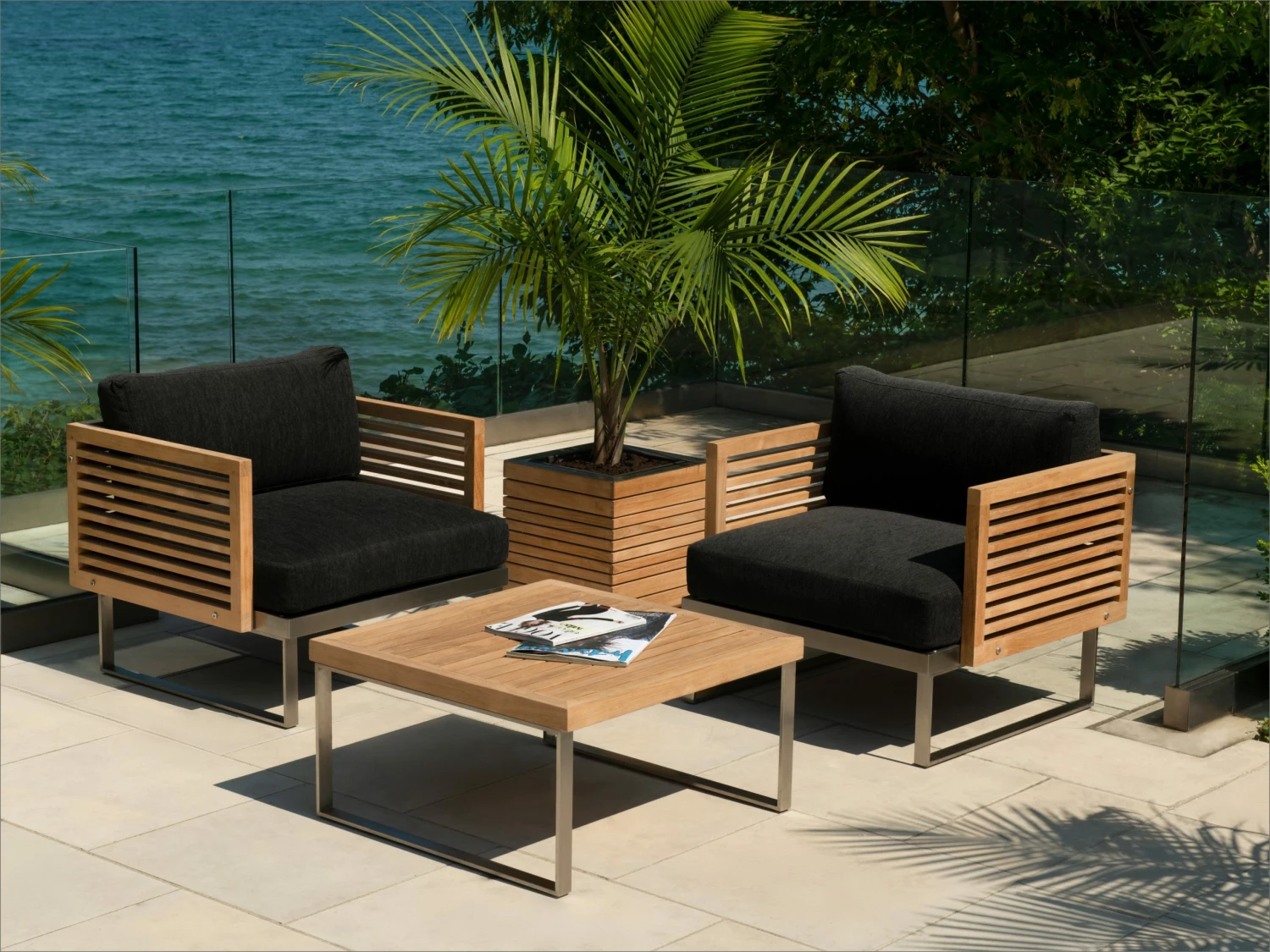 NewAge Products Patio Furniture Monterey Coffee Table 3 NewAge Products Patio Furniture Monterey Coffee Table