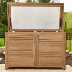 NewAge Products Patio Furniture Teak Deck Box 18 NewAge Products Patio Furniture Teak Deck Box