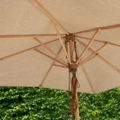NewAge Products Umbrellas Rectangular Umbrella With Post And Steel Base