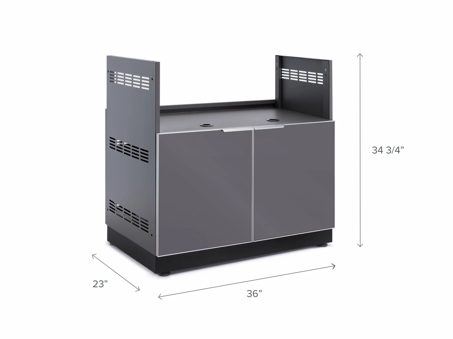 NewAge Products Outdoor Kitchen Classic Aluminum Gas Grill Cabinet 27 NewAge Products Outdoor Kitchen Classic Aluminum Gas Grill Cabinet