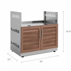 NewAge Products Outdoor Kitchen Classic Stainless Steel Gas Grill Cabinet 107 NewAge Products Outdoor Kitchen Classic Stainless Steel Gas Grill Cabinet