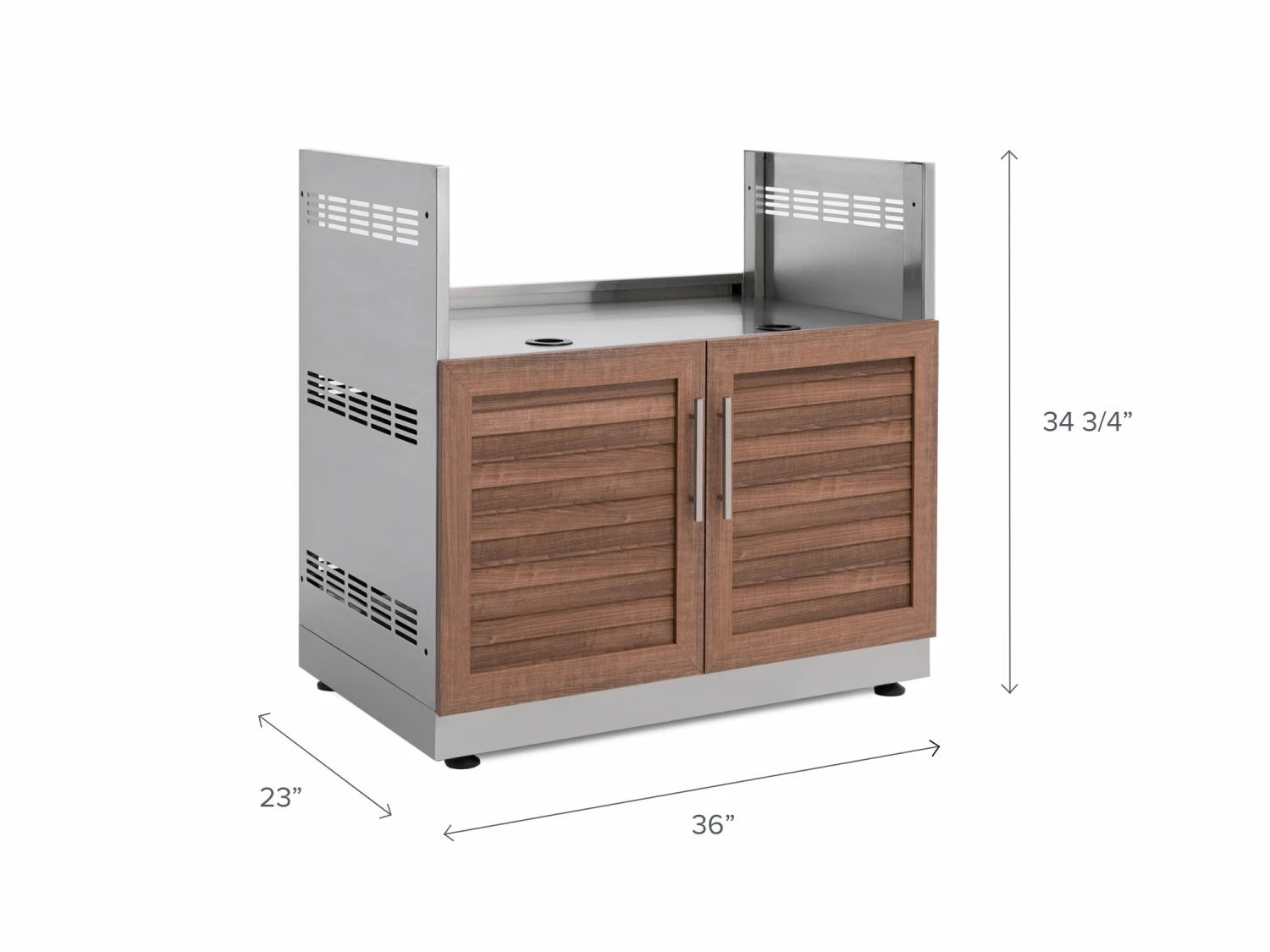 NewAge Products Outdoor Kitchen Classic Stainless Steel Gas Grill Cabinet 54 NewAge Products Outdoor Kitchen Classic Stainless Steel Gas Grill Cabinet
