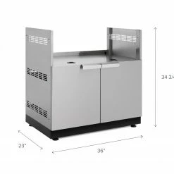 NewAge Products Outdoor Kitchen Classic Stainless Steel Gas Grill Cabinet 98 NewAge Products Outdoor Kitchen Classic Stainless Steel Gas Grill Cabinet