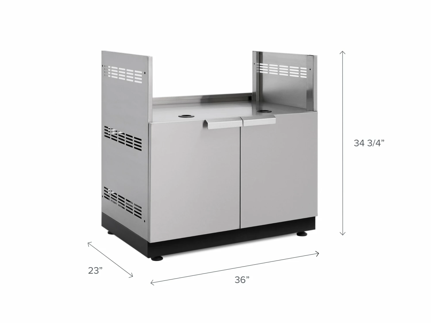 NewAge Products Outdoor Kitchen Classic Stainless Steel Gas Grill Cabinet 45 NewAge Products Outdoor Kitchen Classic Stainless Steel Gas Grill Cabinet